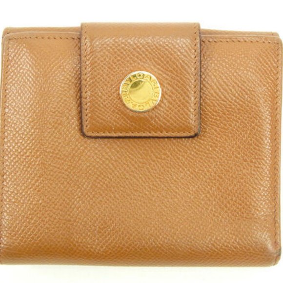 Bvlgari Wallet Purse Folding wallet Brown Woman Authentic Used - Picture 6 of 6